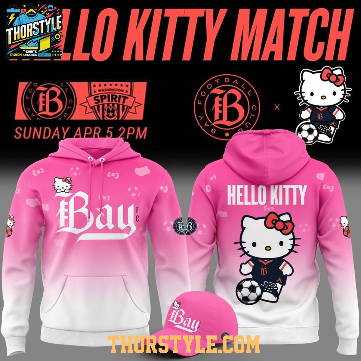 Bay Football Club Hello Kitty Night 2026 Hoodie T-Shirt Bay Football Club Hello Kitty Night 2026 Hoodie T-Shirt