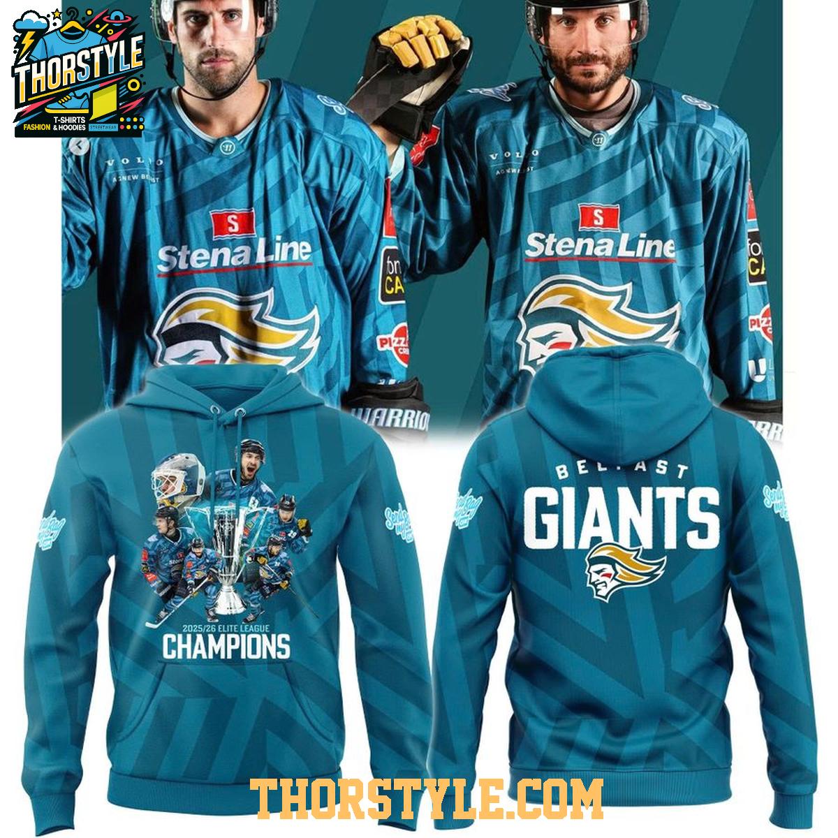 Belfast Giants Elite League Champions 2026 We Are The Champions Hoodie T-Shirt Belfast Giants Elite League Champions 2026 We Are The Champions Hoodie T-Shirt