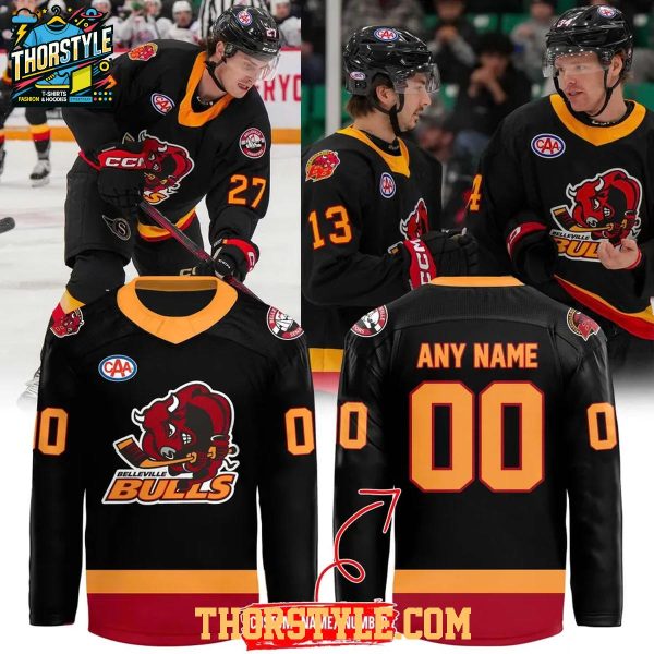 Belleville Senators Bulls Night 2026 Personalized Hockey Jersey