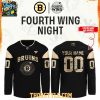 Dallas Stars Fourth Wings Night 2025 Dark Personalized Hockey Jersey