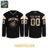 Boston Bruins Fourth Wings Night 2025 Dark Personalized Hockey Jersey