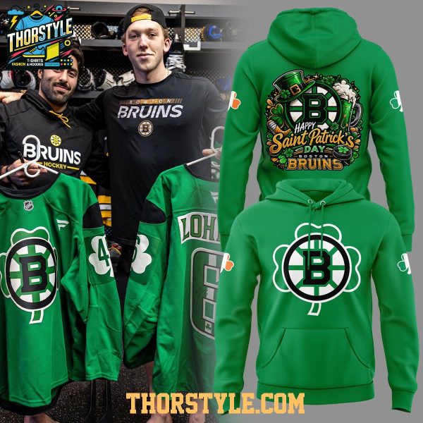 Boston Bruins Happy Saint Patrick’s Day 2026 Celebration Hoodie T-Shirt