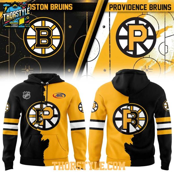 Boston Bruins x Providence Bruins 2026 Collab Night Hoodie T-Shirt