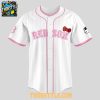 Boston Red Sox 2026 Hello Kitty Day Personalized Baseball Jersey