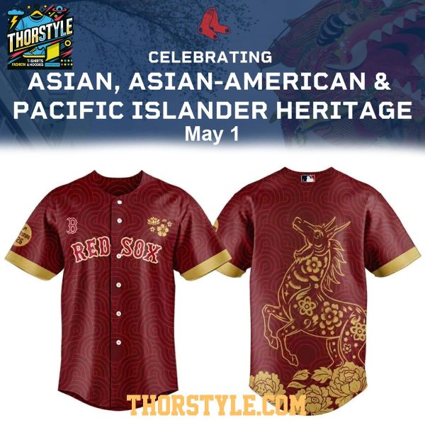 Boston Red Sox AAPI Heritage Night 2026 Celebrating Baseball Jersey