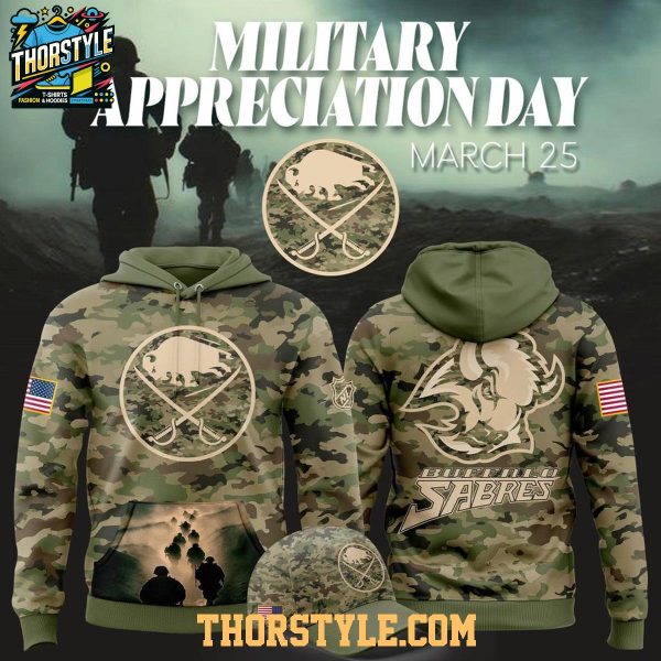 Buffalo Sabres Military Appreciation 2026 And Tribute Night Hoodie T-Shirt