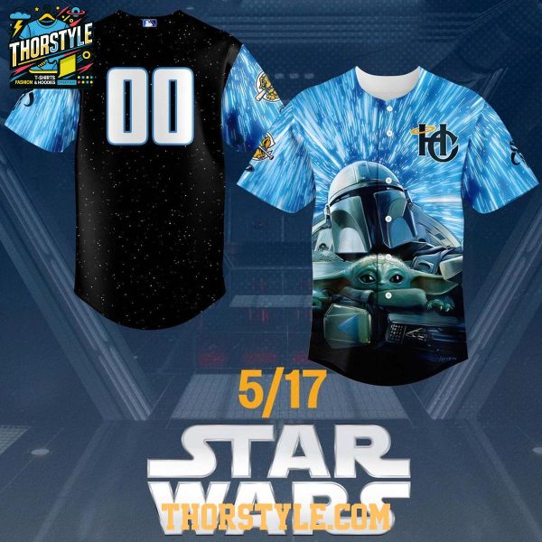 Charleston RiverDogs Star Wars Night 2026 Personalized Baseball Jersey