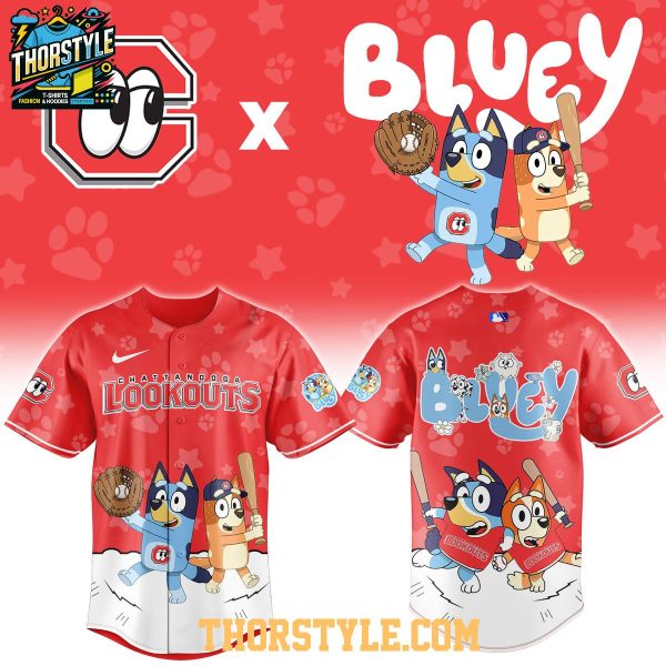Chattanooga Lookouts Bluey Night 2026 Minor League Game Baseball Jersey