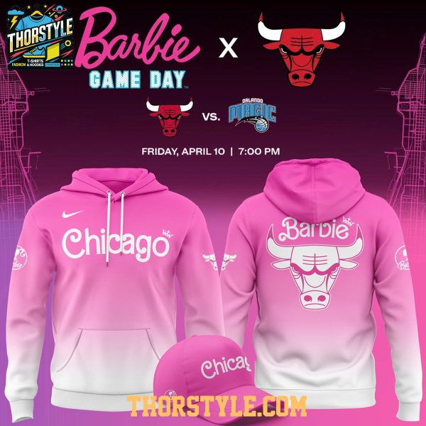 Chicago Bulls Barbie Game Night 2026 All Pink Hoodie T-Shirt
