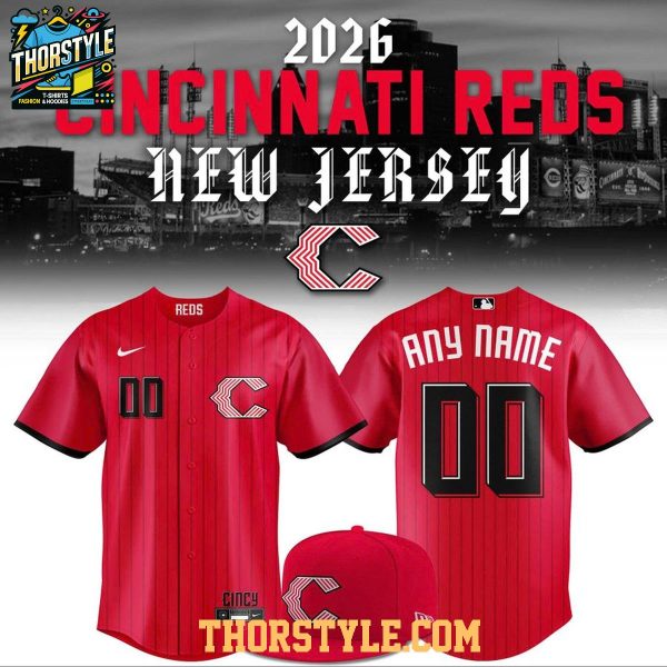 Cincinnati Reds 2026 New Uniform All Red Personalized Baseball Jersey