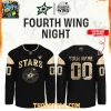 Detroit Red Wings Fourth Wings Night 2025 Dark Personalized Hockey Jersey