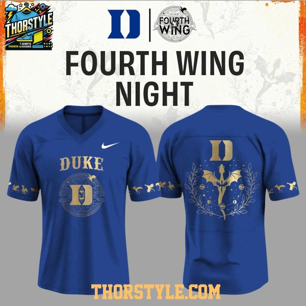 Duke Blue Devils Fourth Wing Night 2026 The Myth Football Jersey