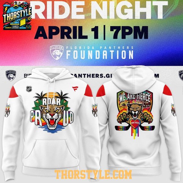 Florida Panthers Pride Night 2026 Roar Loud & Proud Hoodie T-Shirt