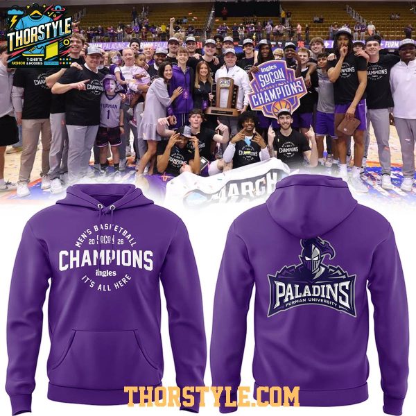 Furman Paladins Men’s Basketball Champions 2026 Hoodie T-Shirt