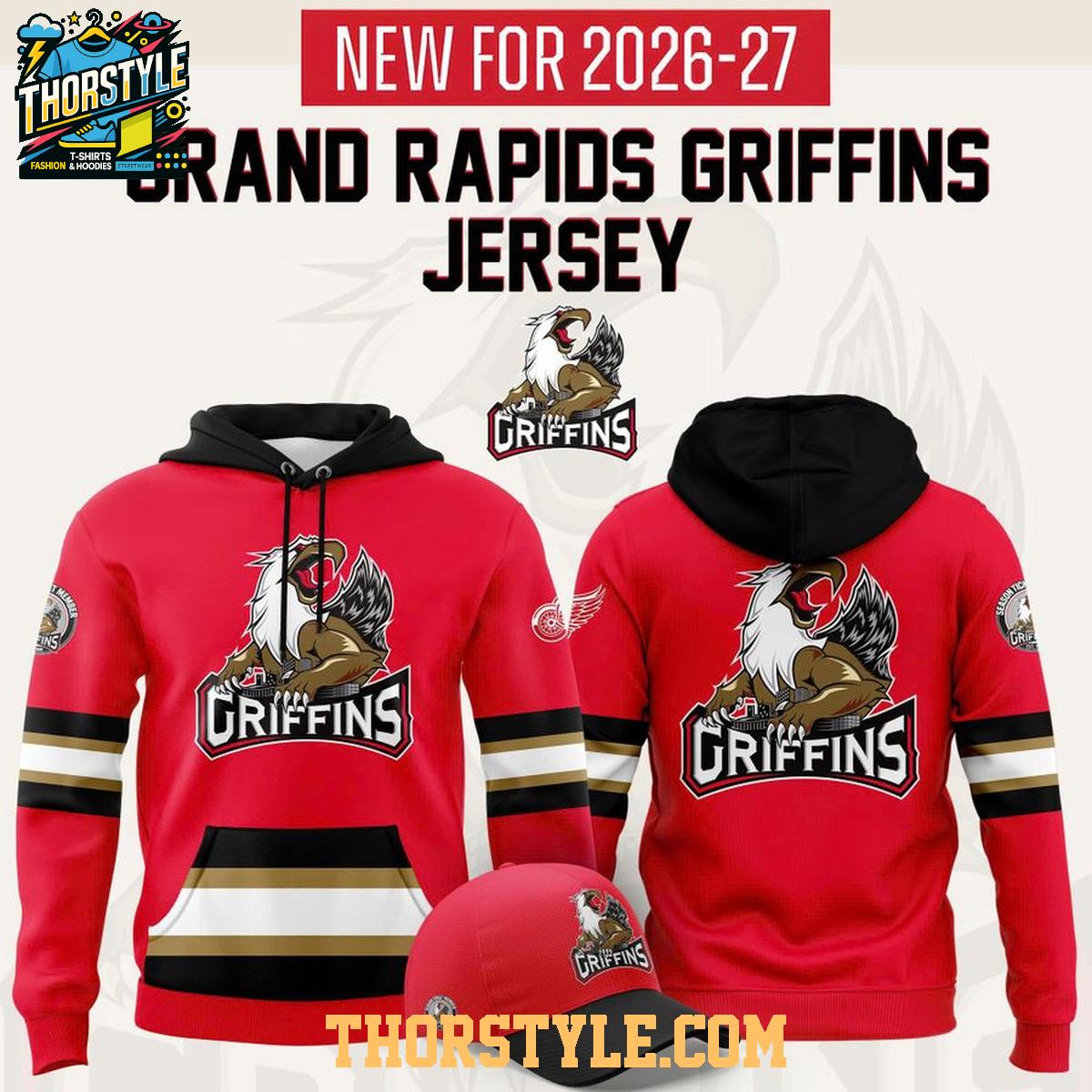 Grand Rapids Griffins New For 2026-2027 Hockey Season Hoodie Shirts Grand Rapids Griffins New For 2026-2027 Hockey Season Hoodie Shirts
