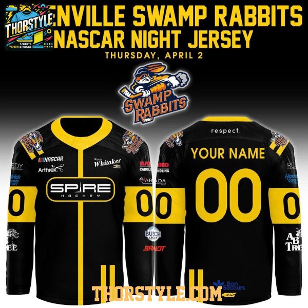 Greenville Swamp Rabbits 2026 Racing Night Personalized Hockey Jersey