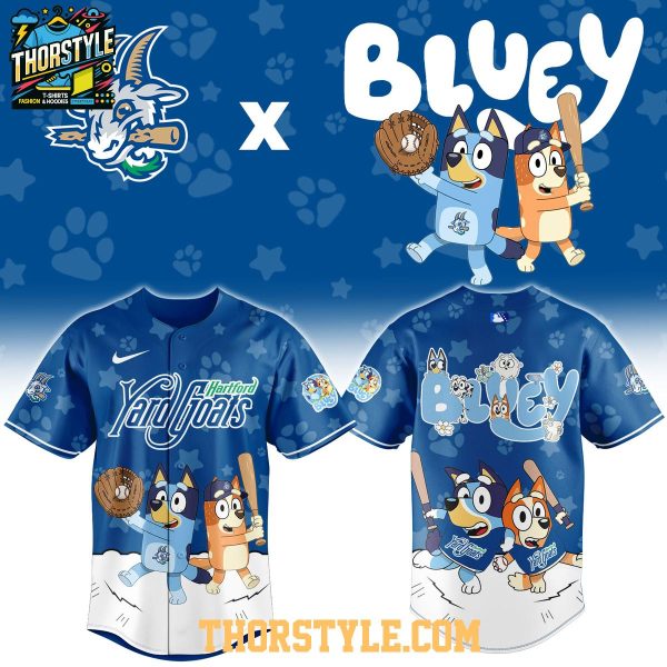 Hartford Yard Goats Bluey Night Game 2026 Minor Baseball Jersey