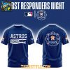Houston Astros First Responders Night x MLB Game Hoodie Shirts