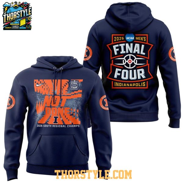 Illinois Fighting Illini 2026 NCAA March Madness Final Four Hoodie T-Shirt