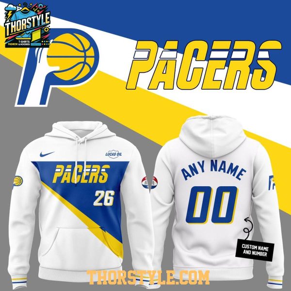 Indiana Pacers City Connect Night 2026 All White Hoodie T-Shirt