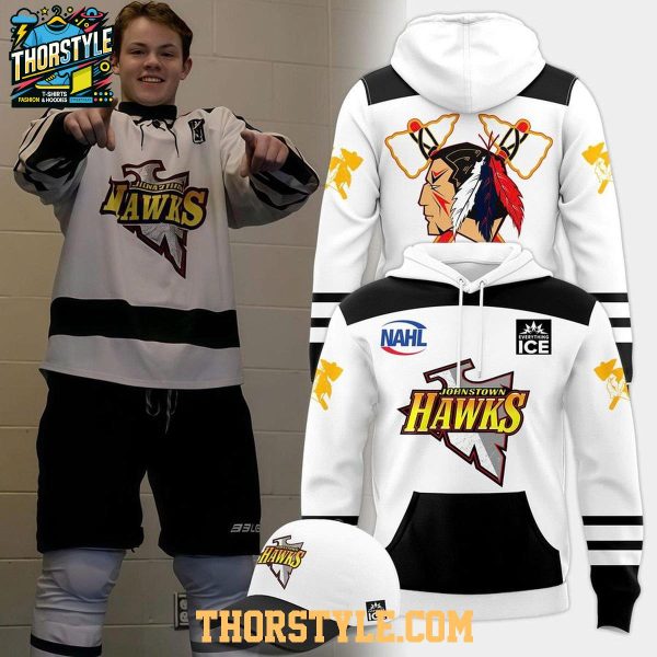 Johnstown Tomahawks 2026 Hockey Heritage x Chiefs Night Hoodie T-Shirt