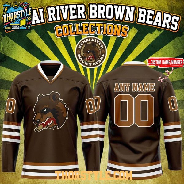 Kenai River Brown Bears 2026 New Season Personalized Hockey Jersey