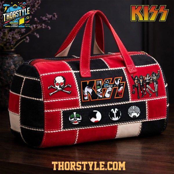 Kiss 50th Anniversary Of Army Fan Club 2026 Quilted Duffle Bag