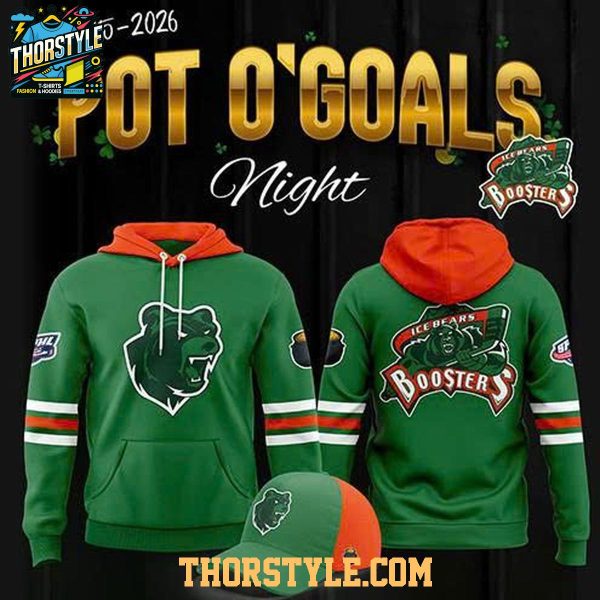 Knoxville Ice Bears Pot O’ Goals 2026 Celebration Hoodie T-Shirt