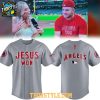 Los Angeles Angels Jesus Won 2026 Keep The Faith Baseball Jersey