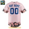 Los Angeles Dodgers Sakura Night 2026 Personalized Baseball Jersey