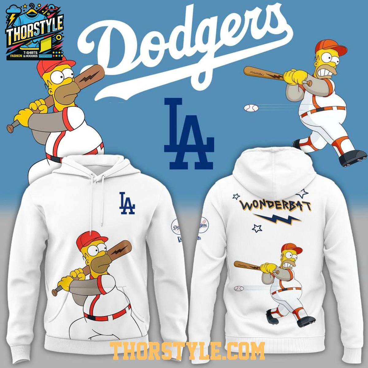 Los Angeles Dodgers x The Simpsons 2026 Night Hoodie T-Shirt Los Angeles Dodgers x The Simpsons 2026 Night Hoodie T-Shirt