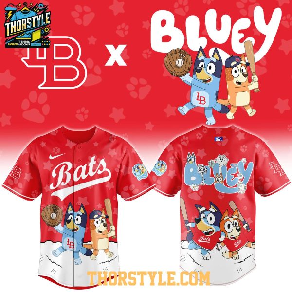 Louisville Bats Bluey Night 2026 Minor Game Baseball Jersey