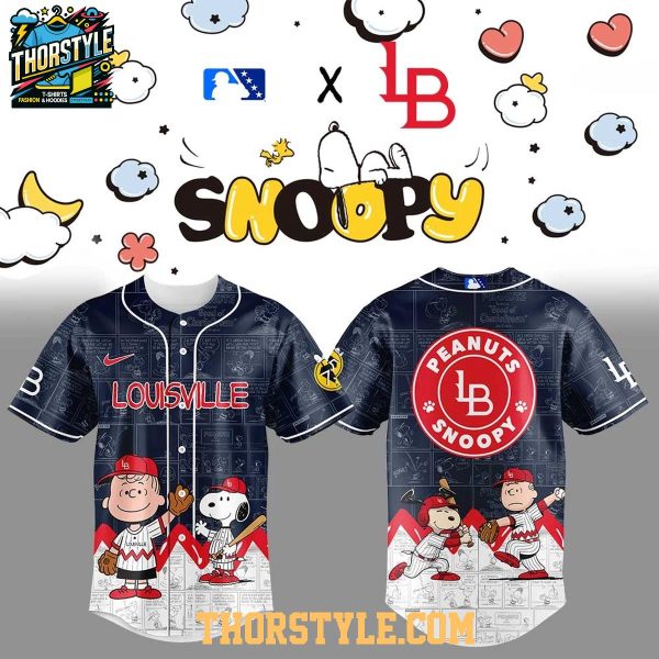 Louisville Bats Peanuts Night 2026 Snoopy Game Baseball Jersey