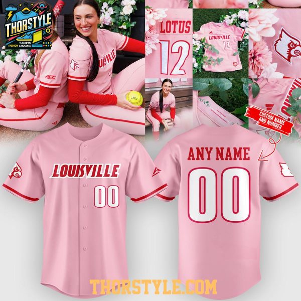 Louisville Cardinals 2026 Cherry Blossom Day Personalized Baseball Jersey