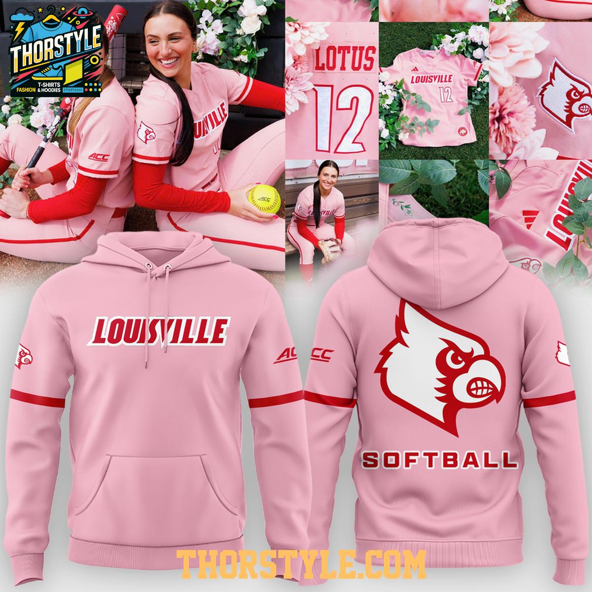 Louisville Cardinals Softball 2026 Cherry Blossom Day Hoodie T-Shirt Louisville Cardinals Softball 2026 Cherry Blossom Day Hoodie T-Shirt