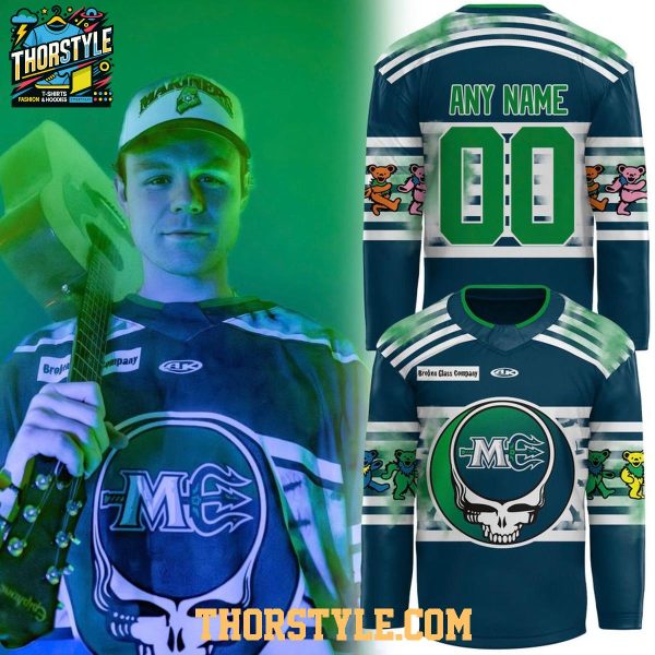Maine Mariners Grateful Dead Night 2026 Personalized Hockey Jersey