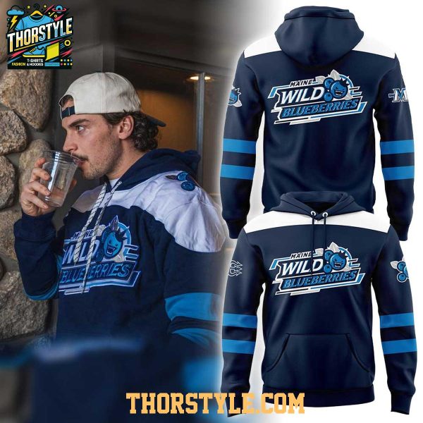 Maine Mariners Maine Wild Blueberries 2026 Identity Hoodie T-Shirt