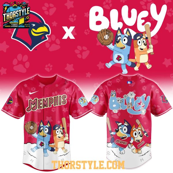 Memphis Redbirds x Bluey Night 2026 Game Baseball Jersey