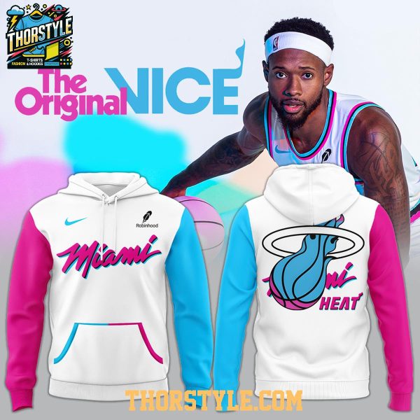 Miami Heat The Original Vice 2025-2026 Night Hoodie T-Shirt