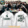 Michigan State Spartans Back To Back To Back Big Ten Champs 2026 Hoodie
