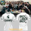 Michigan State Spartans Back To Back To Back Big Ten Champs 2026 Hoodie