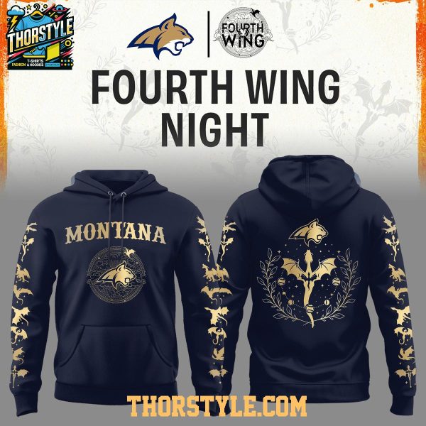Montana State Bobcats 2026 Fourth Wing Night Hoodie T-Shirt