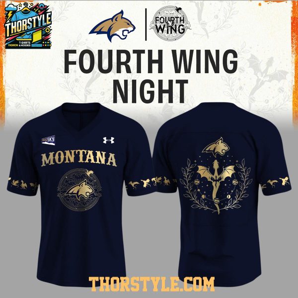 Montana State Bobcats Fourth Wing Night 2026 Football Jersey