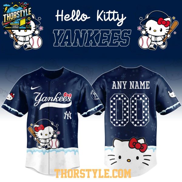 NY Yankees Hello Kitty 2026 Night New Season Personalized Baseball Jersey