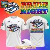 Nashville Predators Pride Night 2026 All White Hoodie T Shirt