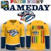 Nashville Predators Pride Night Gameday 2026 Celebrating Hockey Jersey
