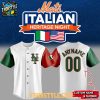 New York Mets 2026 Italian Heritage Night Personalized Baseball Jersey