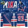 New York Rangers x Mika Zibanejad 1000th NHL Game 2026 Hockey Jersey