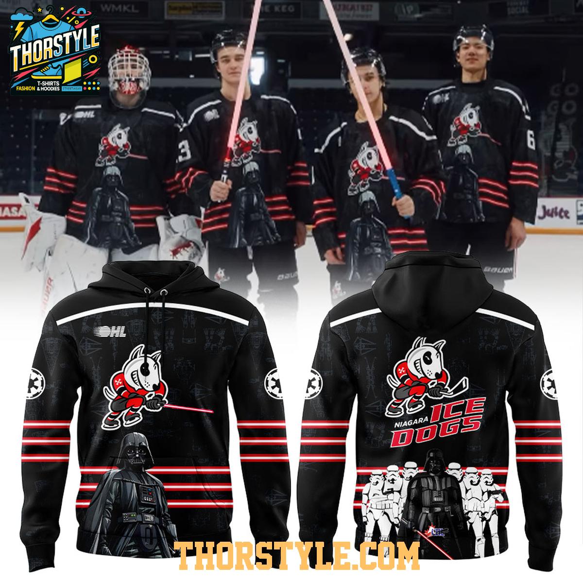 Niagara IceDogs Star Wars Night Of Hockey 2026 Hoodie T-Shirt Niagara IceDogs Star Wars Night Of Hockey 2026 Hoodie T-Shirt