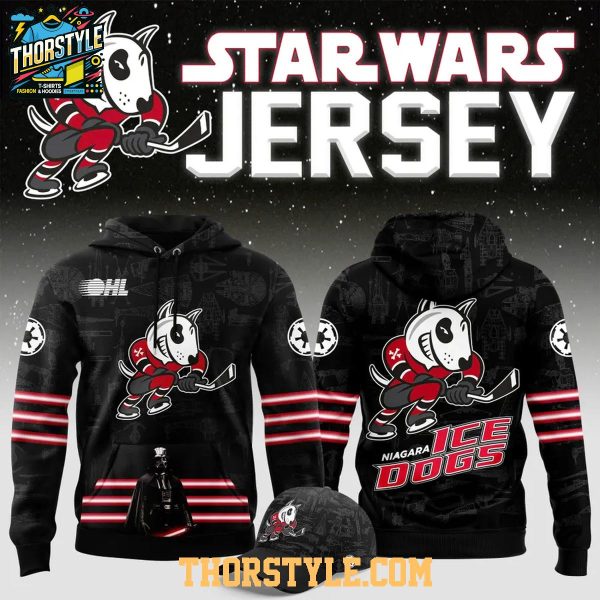 Niagara IceDogs x Star Wars Night 2026 Dark Side Hoodie T-Shirt